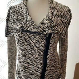 Lucky Brand Cardigan/Moto sweater
